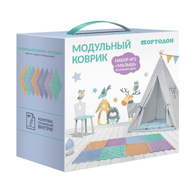 Коврик модульный ОРТОДОН "Малыш пастель"